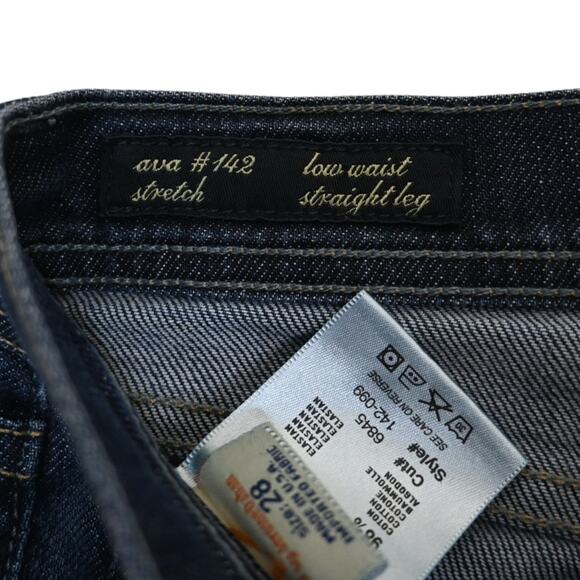 Citizens of Humanity Womens 28 Ava #142 Low Waist Straight Leg Jean - Picture 9 of 11